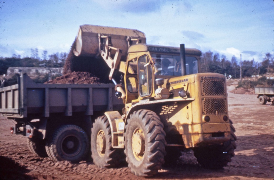Operations in a large forestry quarry