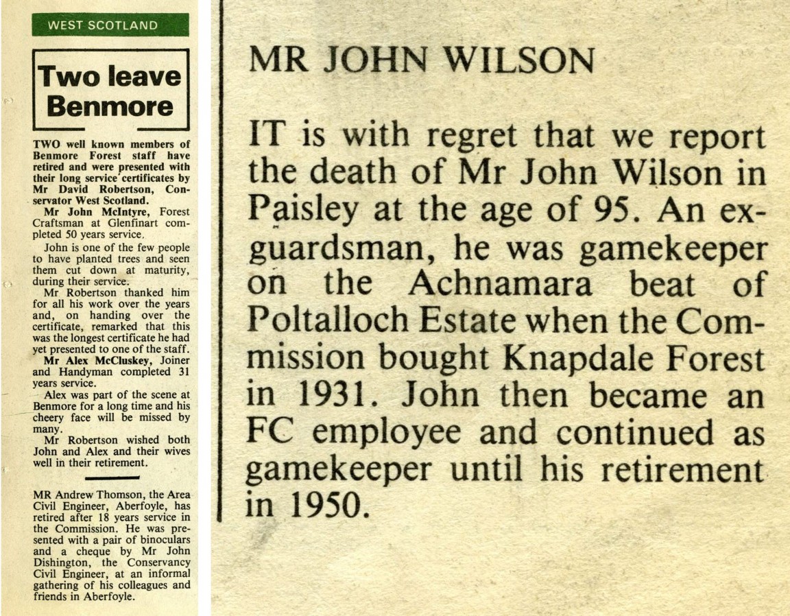 Some Scottish names mentioned in 1981 Slasher Magazine