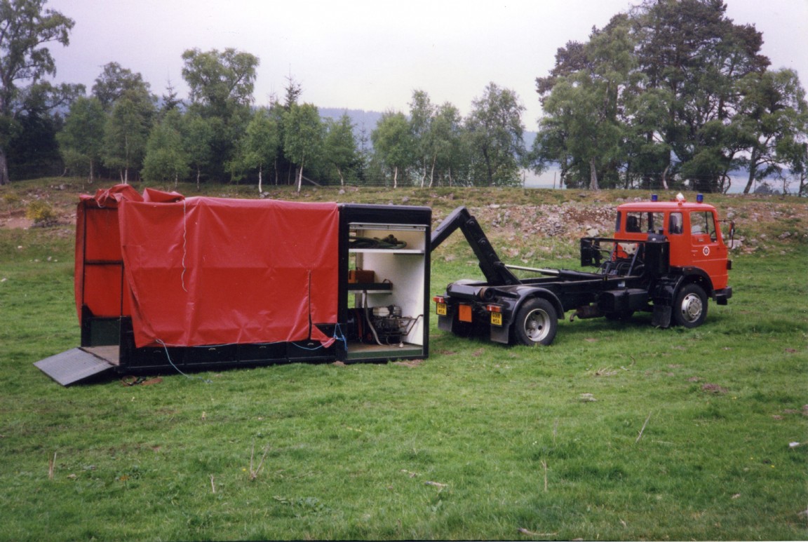 Demountable pod for transporting Glencoe ATV tank and pump assembly?