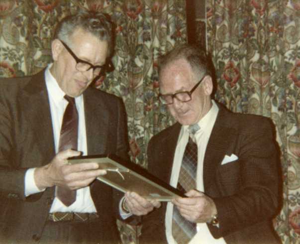 Long service award to Duncan Jamieson