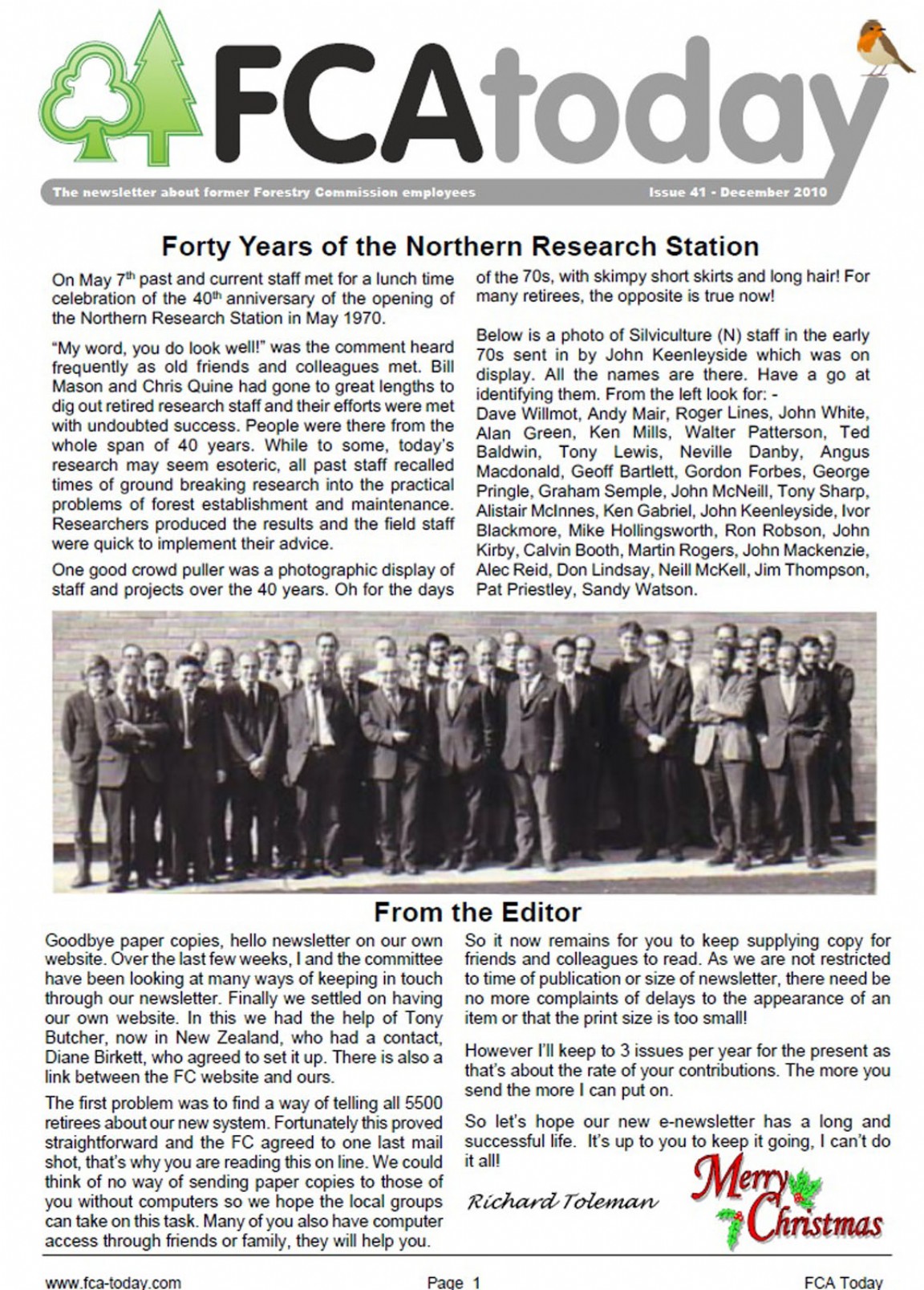 FCA Magazine (FCAtoday) - Issue 41: December 2010