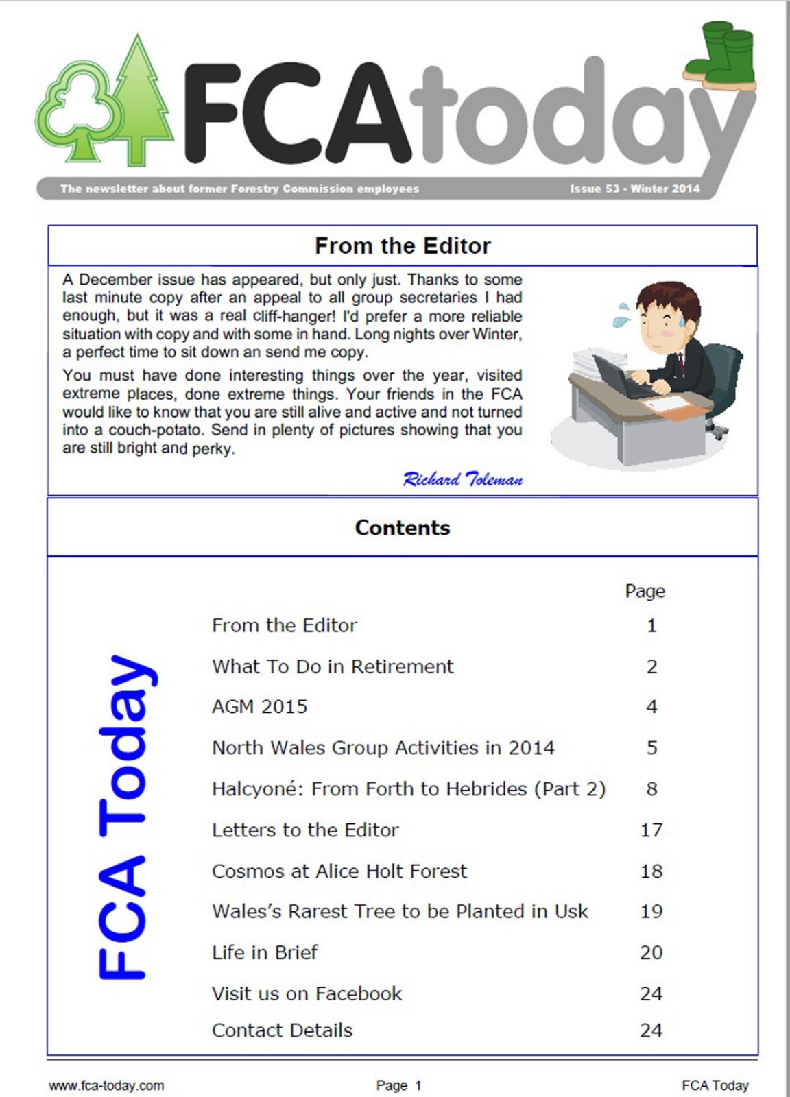 FCA Magazine (FCAtoday) - Issue 53: Winter 2014
