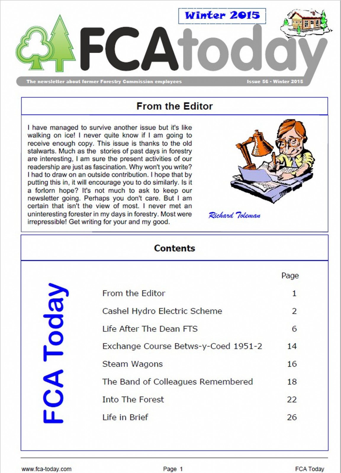 FCA Magazine (FCAtoday) - Issue 56: Winter 2015
