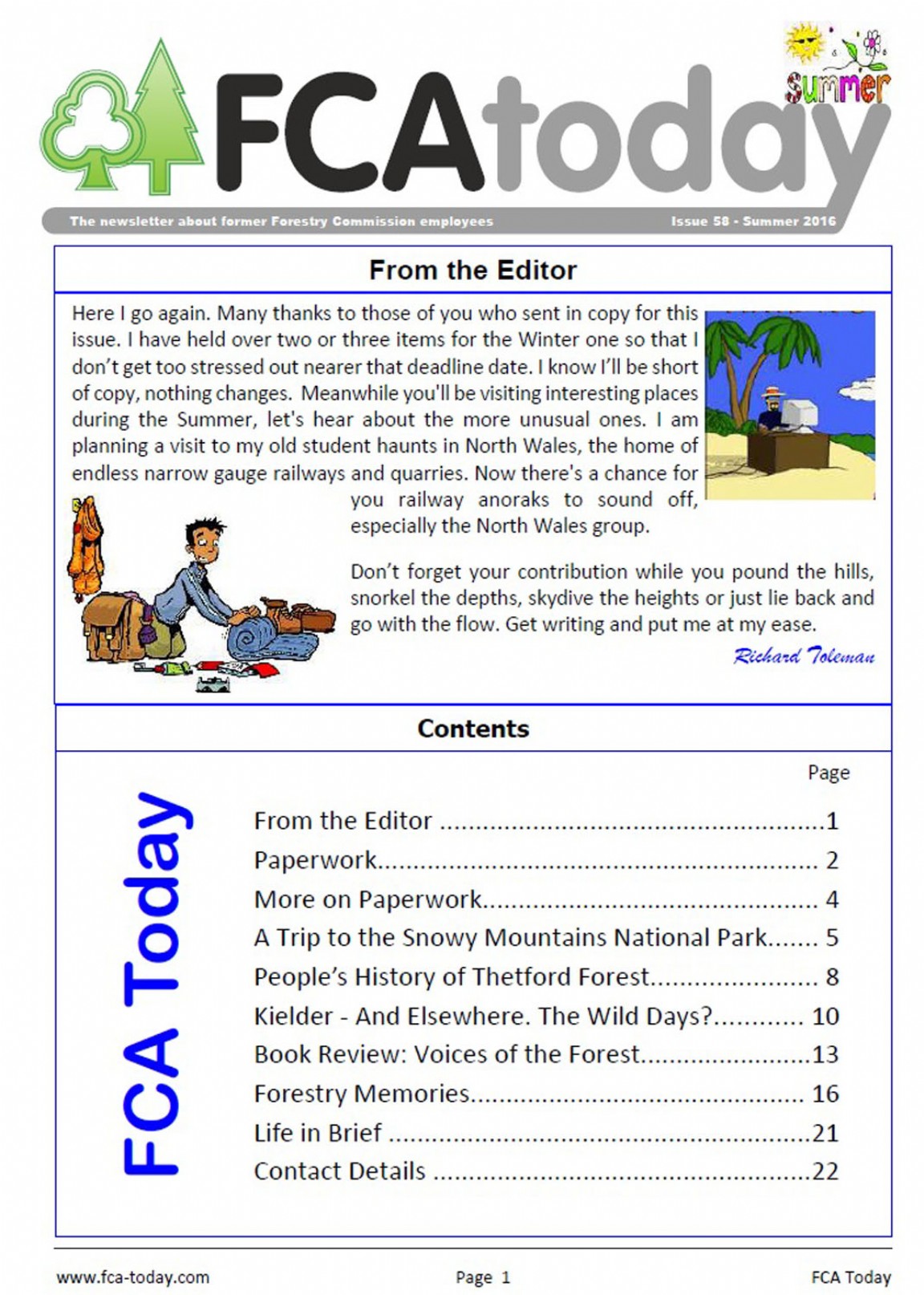 FCA Magazine (FCAtoday) - Issue 58: Summer 2016