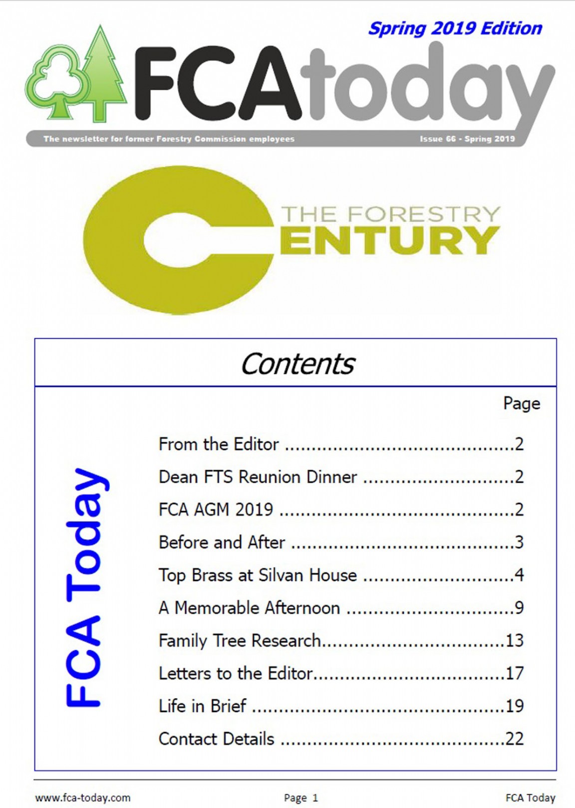 FCA Magazine (FCAtoday) - Issue 66: Spring 2019
