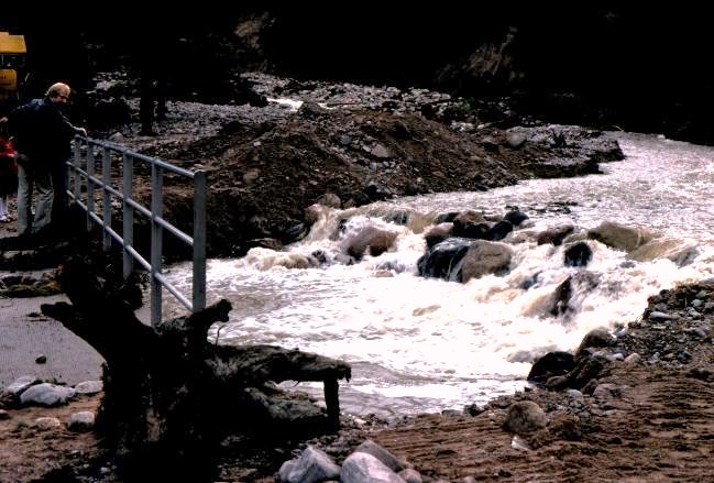 Cairngorm Bridge washed away, 5 Aug 1978