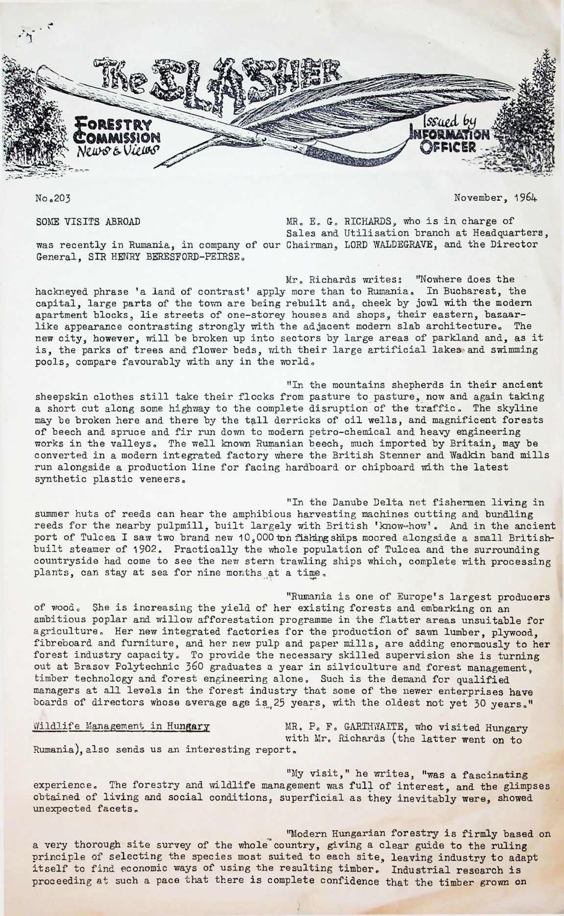 Slasher Magazine Summary: Publication No. 203 - November 1964 