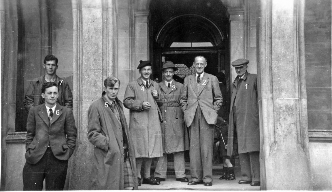 Staff and Students at Benmore Forestry School 1950