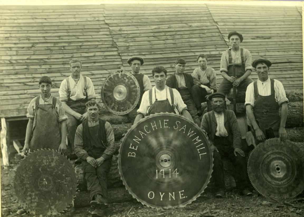 Benachie Sawmill Squad, 1914