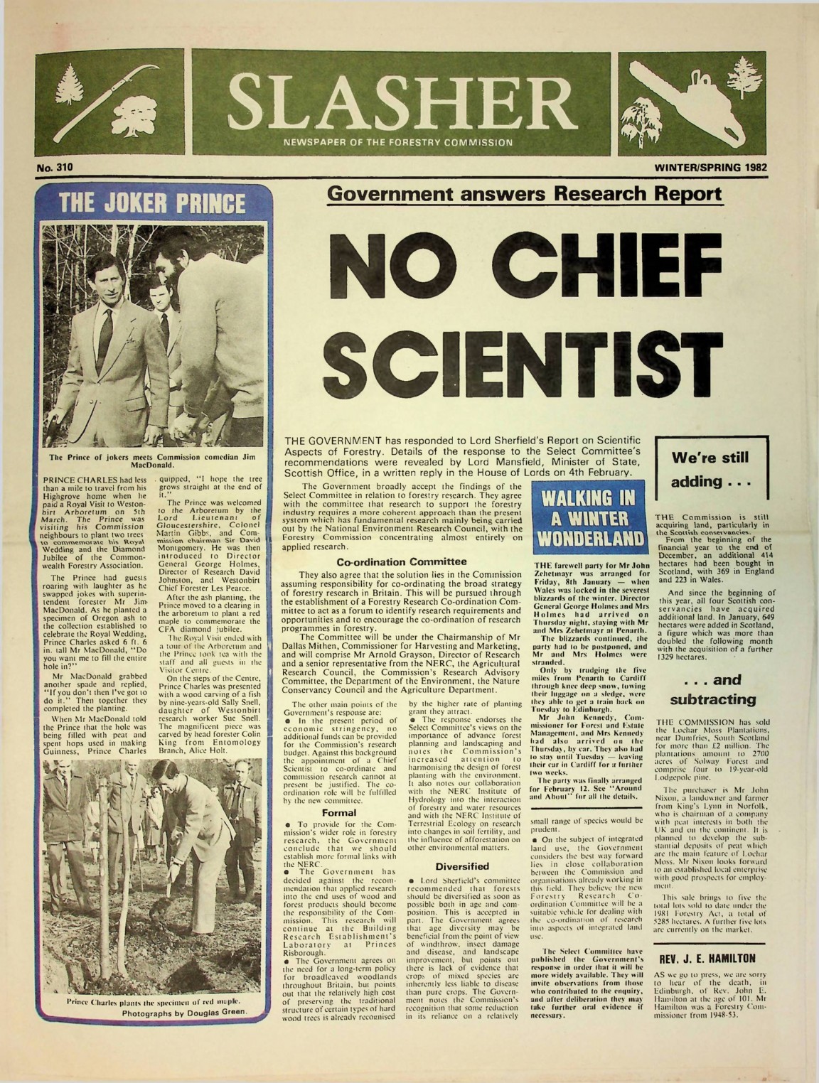 Slasher Magazine Summary: Publication No. 310 - Winter/Spring 1982