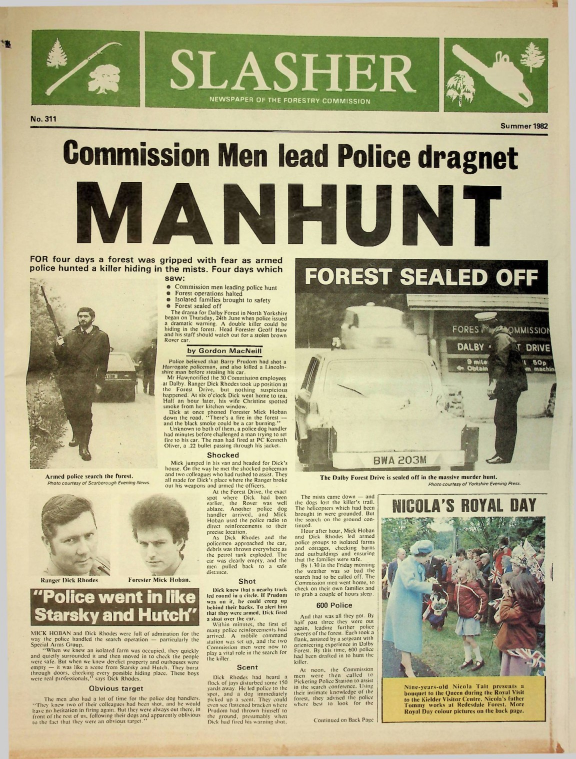 Slasher Magazine Summary: Publication No. 311 - Summer 1982