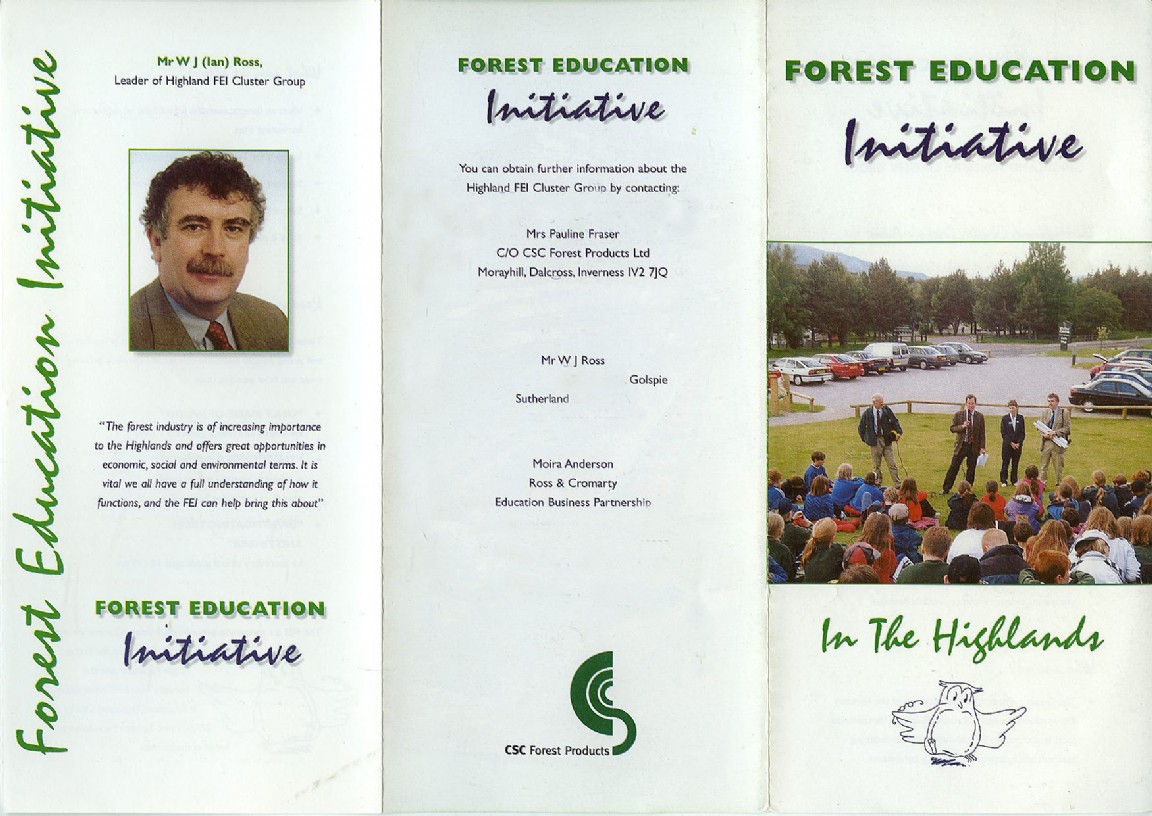 The Forest Education Initiative � Highland Region circa 1990