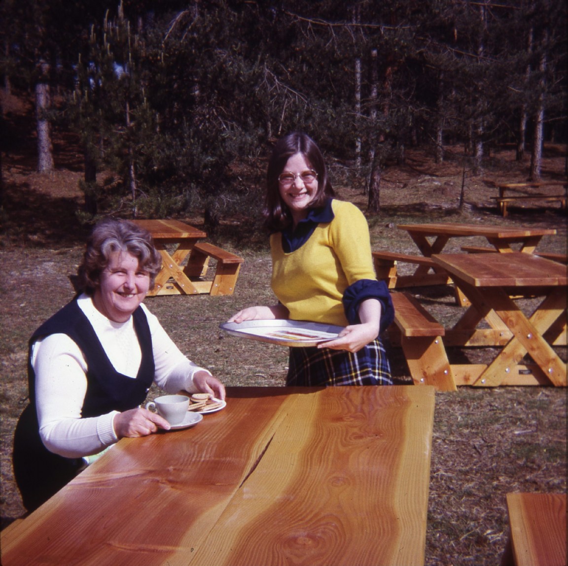 Opening of Picnic area in Culbin Forest circa 1975