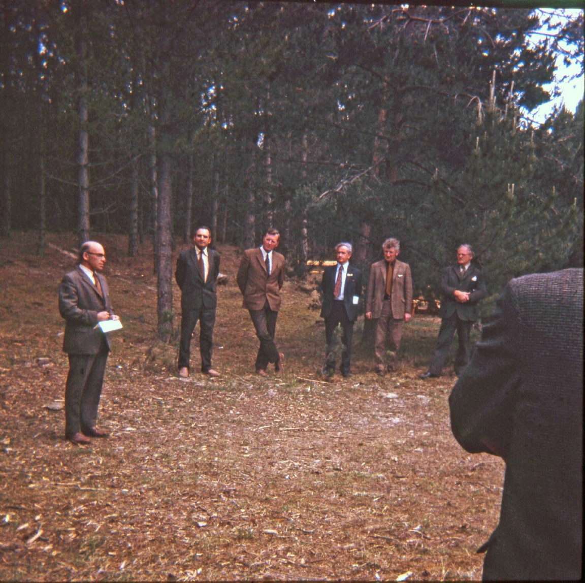 Visiting Group to Culbin Forest picnic site area � circa 1975