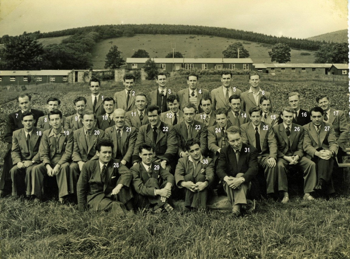 Glentress Forester Training School  1952-54 Class