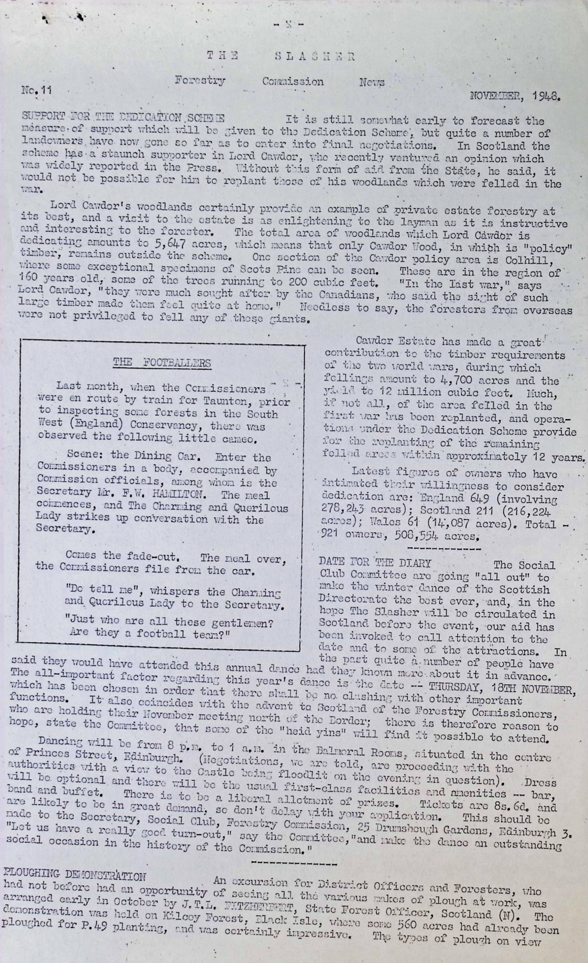 Slasher Magazine Summary: Publication No. 11 - November 1948