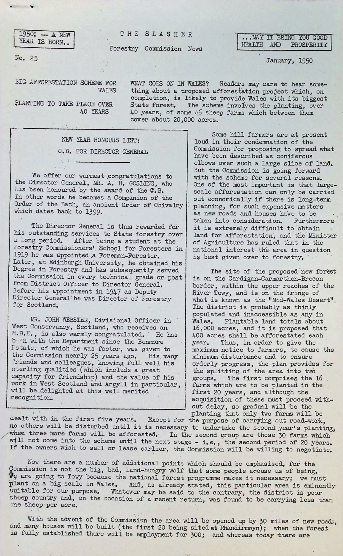 Slasher Magazine Summary: Publication No. 25 - January 1950