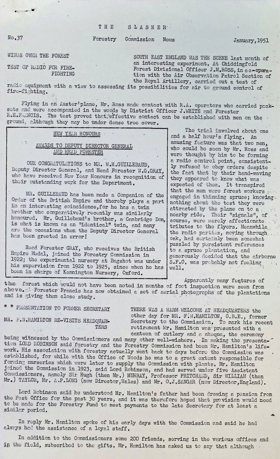 Slasher Magazine Summary: Publication No. 37 - January 1951