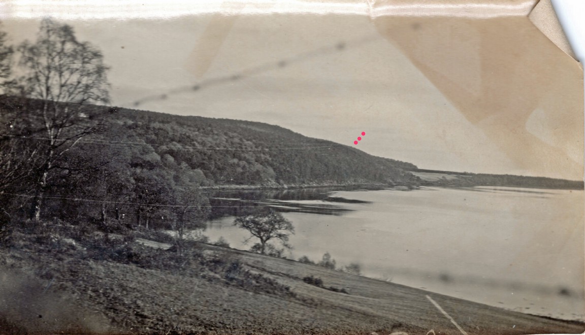 View taken on road between Bonar Bridge and Creich � looking towards Creich in 1917