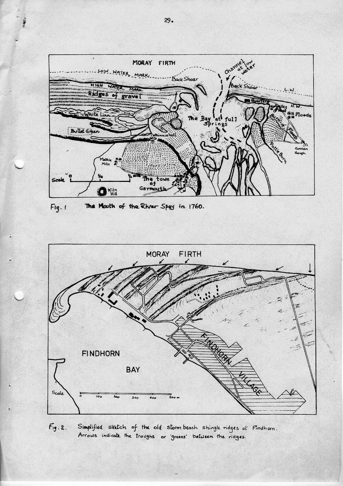 Notes from Moray Field Club on the coastal erosion in Culbin etc