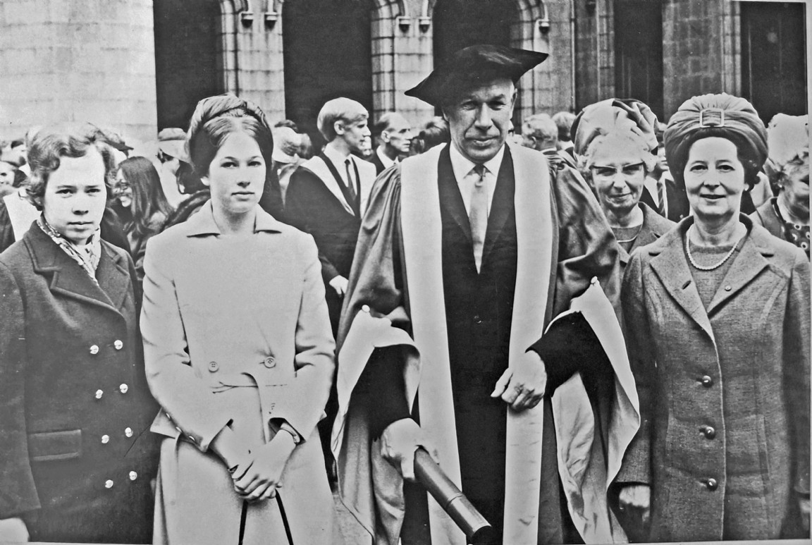 John Dickson - Honorary LL.D at Aberdeen University 1979