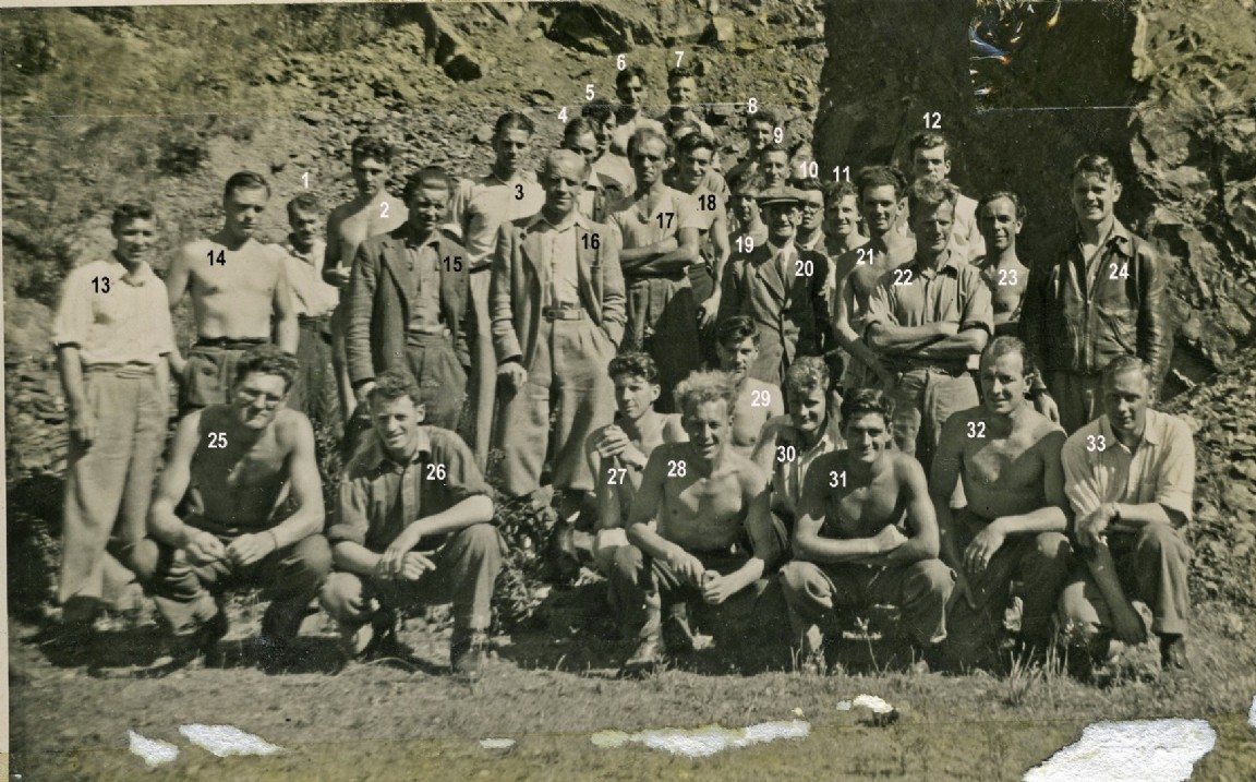 Glentress Forestry School, 1946-48 class and other