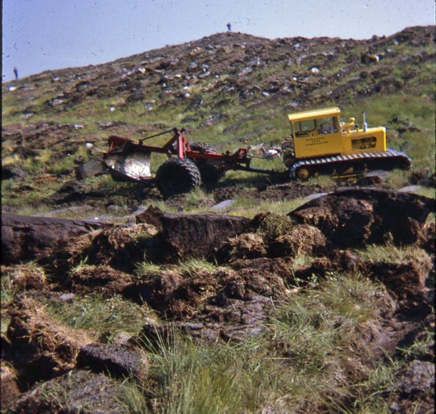 Cross draining in  Rannoch Forest