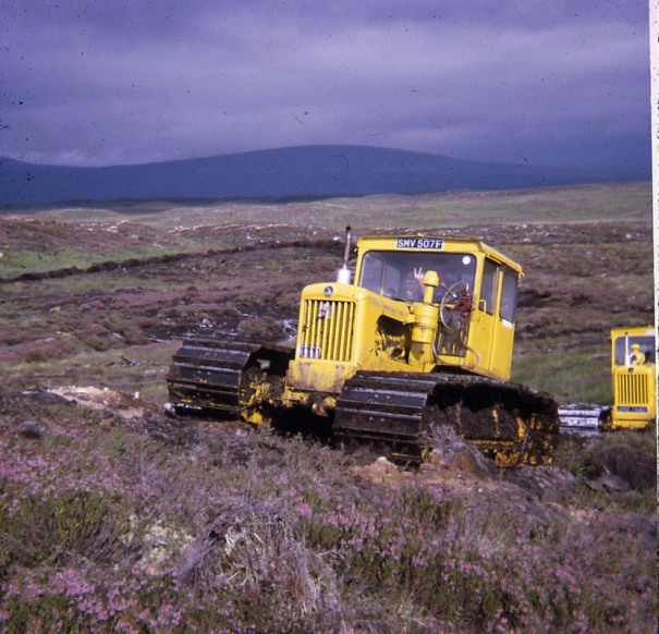 Cross draining in  Rannoch Forest
