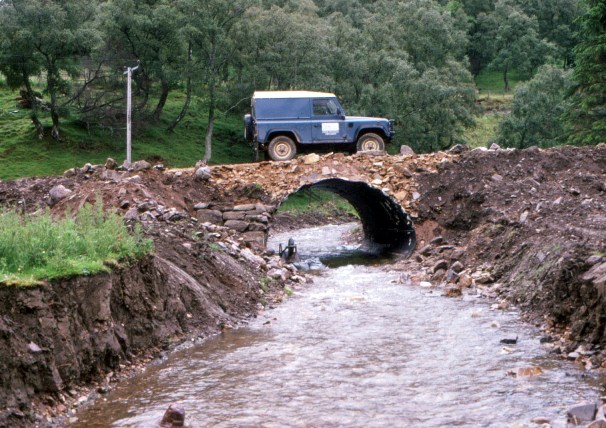 Culvert at Bochel Wood, Glenlivet